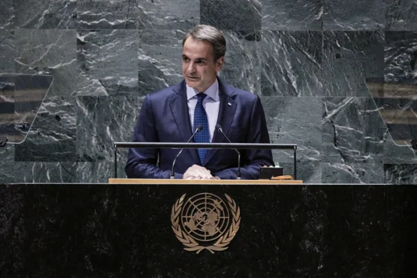 Ο Κυριάκος Μητσοτάκης μιλάει στον ΟΗΕ για την Τουρκία και την Κύπρο, ζητώντας άρση του casus belli.