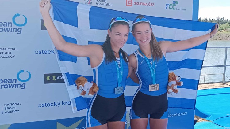 Ακόμα ένας θρίαμβος για τα γαλανόλευκα κουπιά Τέσσερα μετάλλια στο ΕυρωπαΪκό Κ23 στην Τσεχία – Δύο χρυσά ένα ασημένιο και ένα χάλκινο