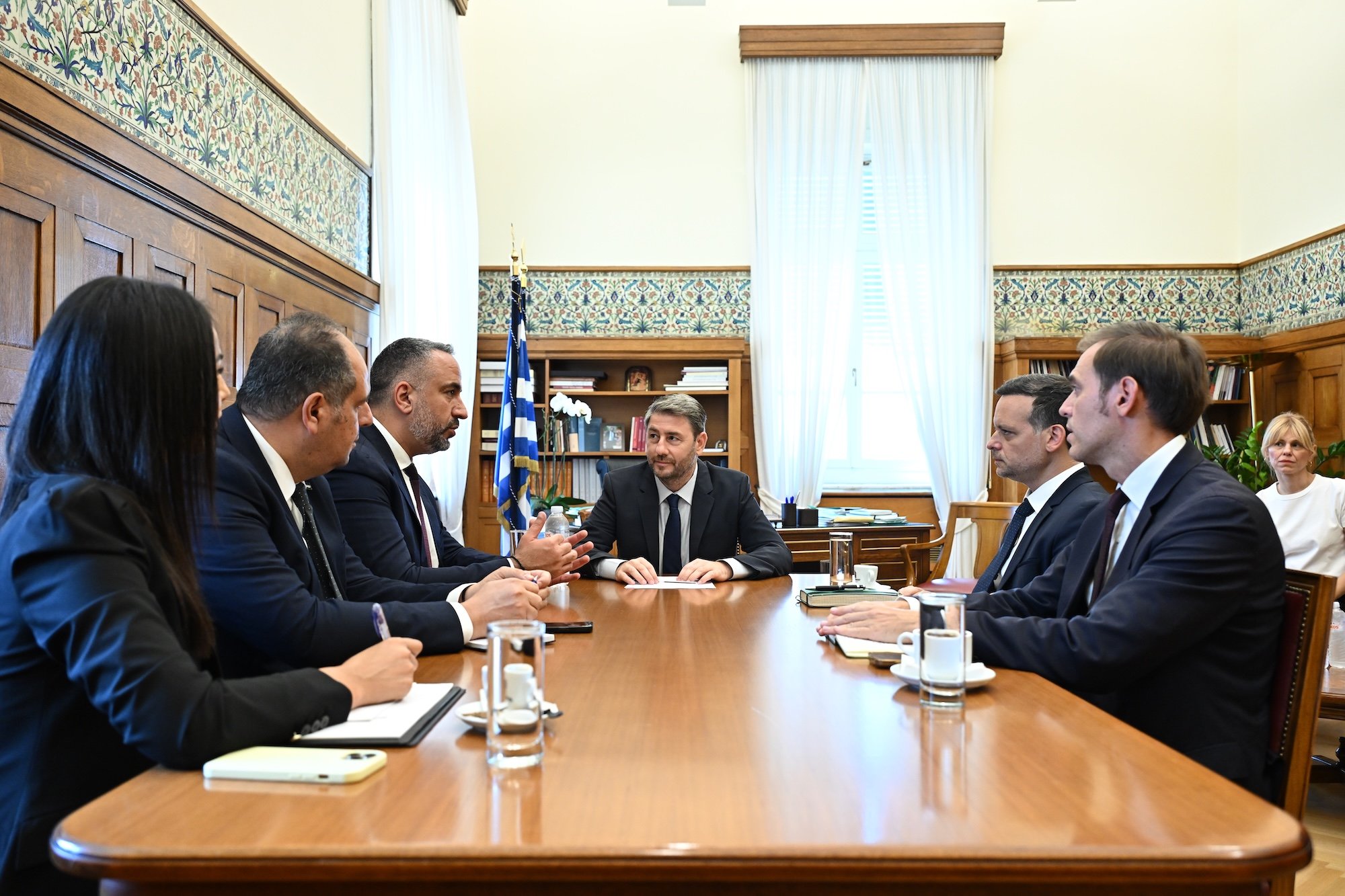 Συνάντηση Προέδρου ΠΑΣΟΚ με τον Δήμαρχο Βηθλεέμ