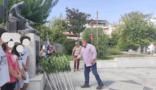 Ο Δήμαρχος Διστόμου – Αράχωβας – Αντίκυρας στην εκδήλωση μνήμης και τιμής για τους Απαγχονισθέντες Λιβαδείτες.