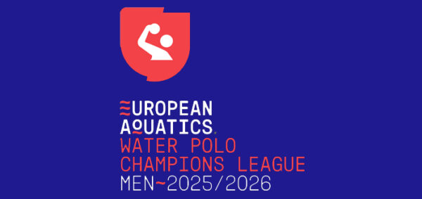 Λογότυπο European Aquatics Water Polo Champions League Men 2025/2026, για το παιχνίδι πόλο Ραντνίσκι – Ολυμπιακός.