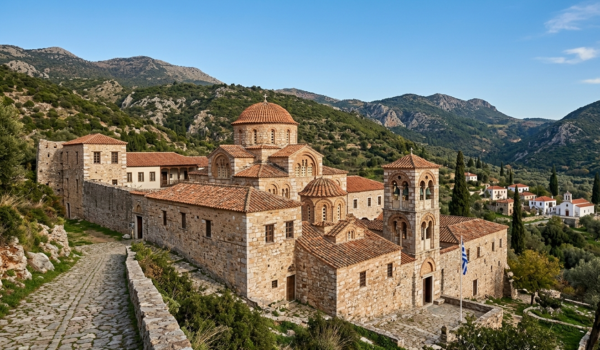 Το Μοναστήρι του Οσίου Λουκά, ένα από τα πιο κατανυκτικά μοναστήρια, ιδανικό για τη Μεγάλη Εβδομάδα.