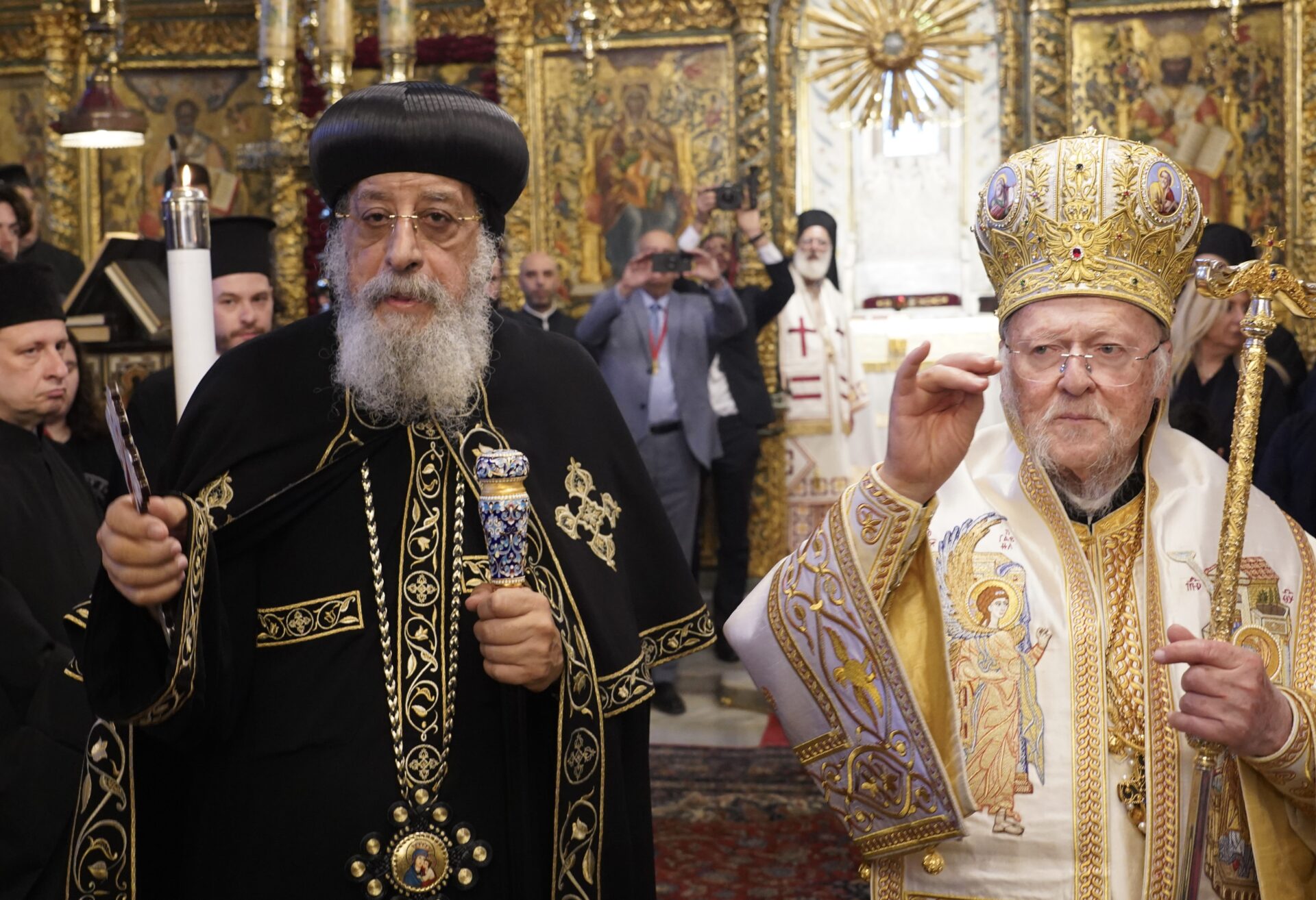 Η Κυριακή των Μυροφόρων στο Φανάρι παρουσία της Α. Μακαριότητος του Πάπα και Πατριάρχη της Κοπτικής Εκκλησίας