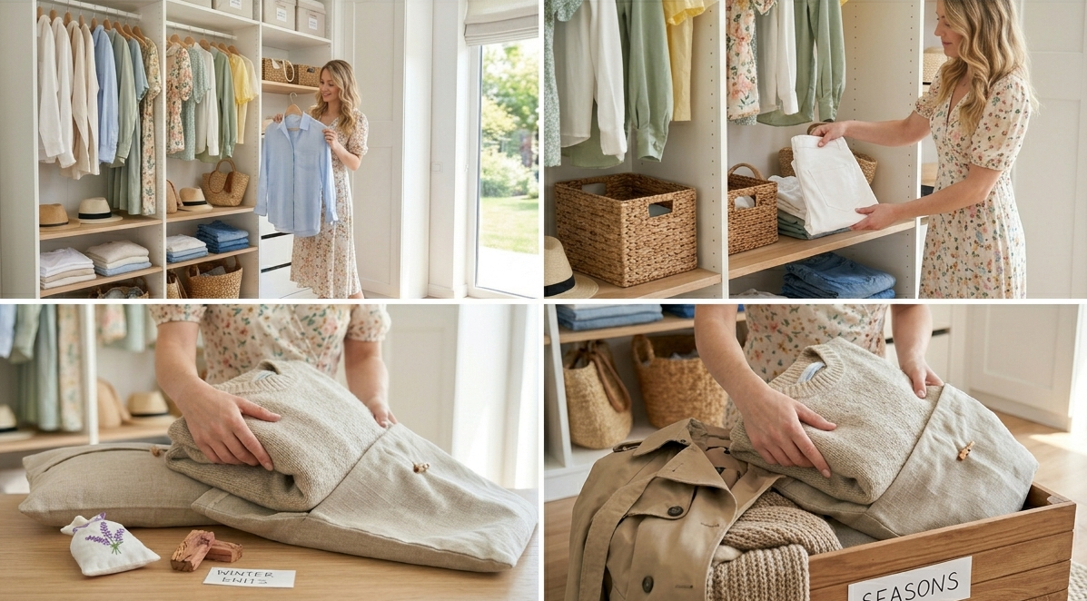 Η ώρα της ντουλάπας: Ο απόλυτος οδηγός για την εναλλαγή των εποχικών