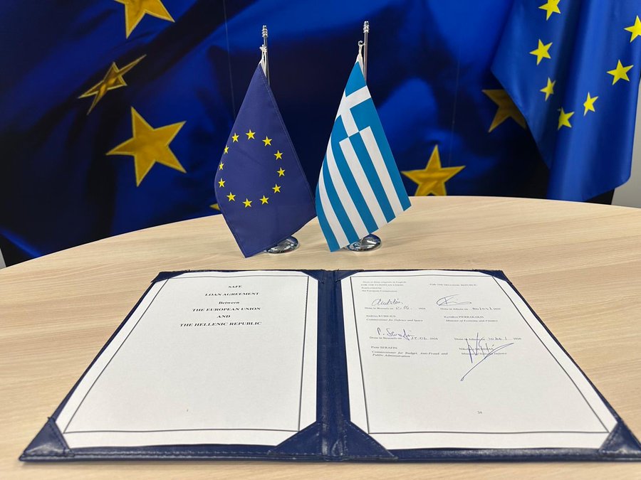 Υπογραφή της Ελλάδας στο πρόγραμμα SAFE για την άμυνα