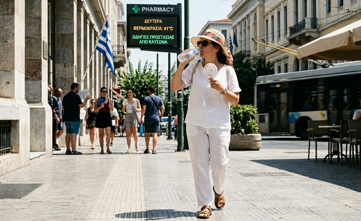 Οδηγίες αυτοπροστασίας από τον καύσωνα: Όλα τα μέτρα