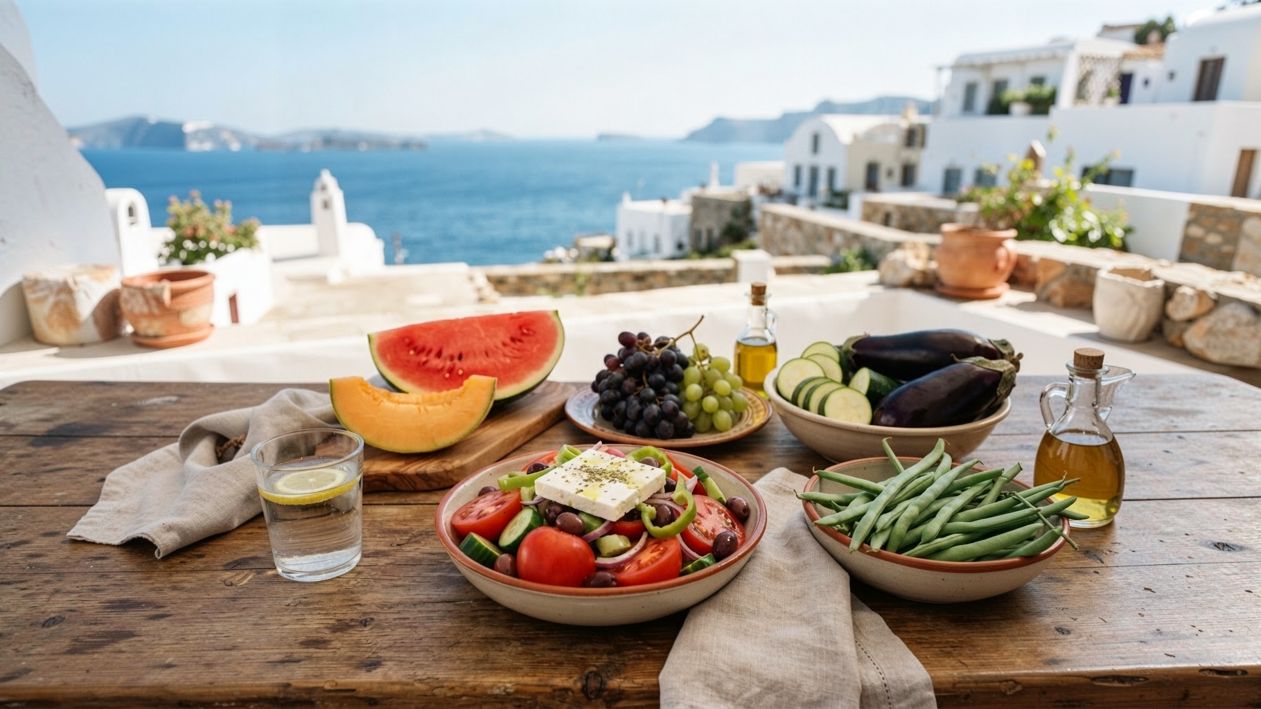 Μεσογειακή διατροφή το καλοκαίρι: Το απόλυτο μυστικό ευεξίας