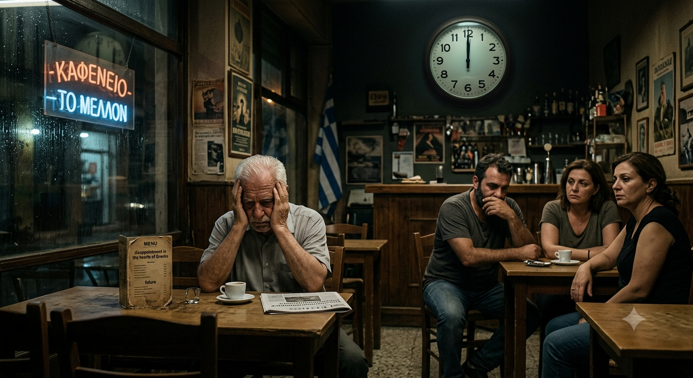Η απογοήτευση κυρίευσε τους Έλληνες
