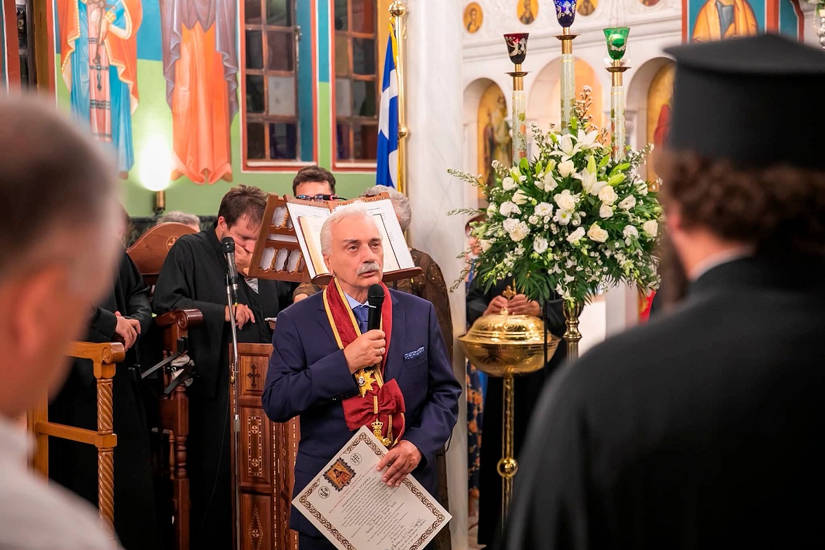 Ο Πρόεδρος του Ελληνικού Ερυθρού Σταυρού, Dr. Αντώνιος Αυγερινός, τιμήθηκε από την Ιερά Μητρόπολη Νέας Ιωνίας, Φιλαδελφείας, Ηρακλείου και Χαλκηδόνος