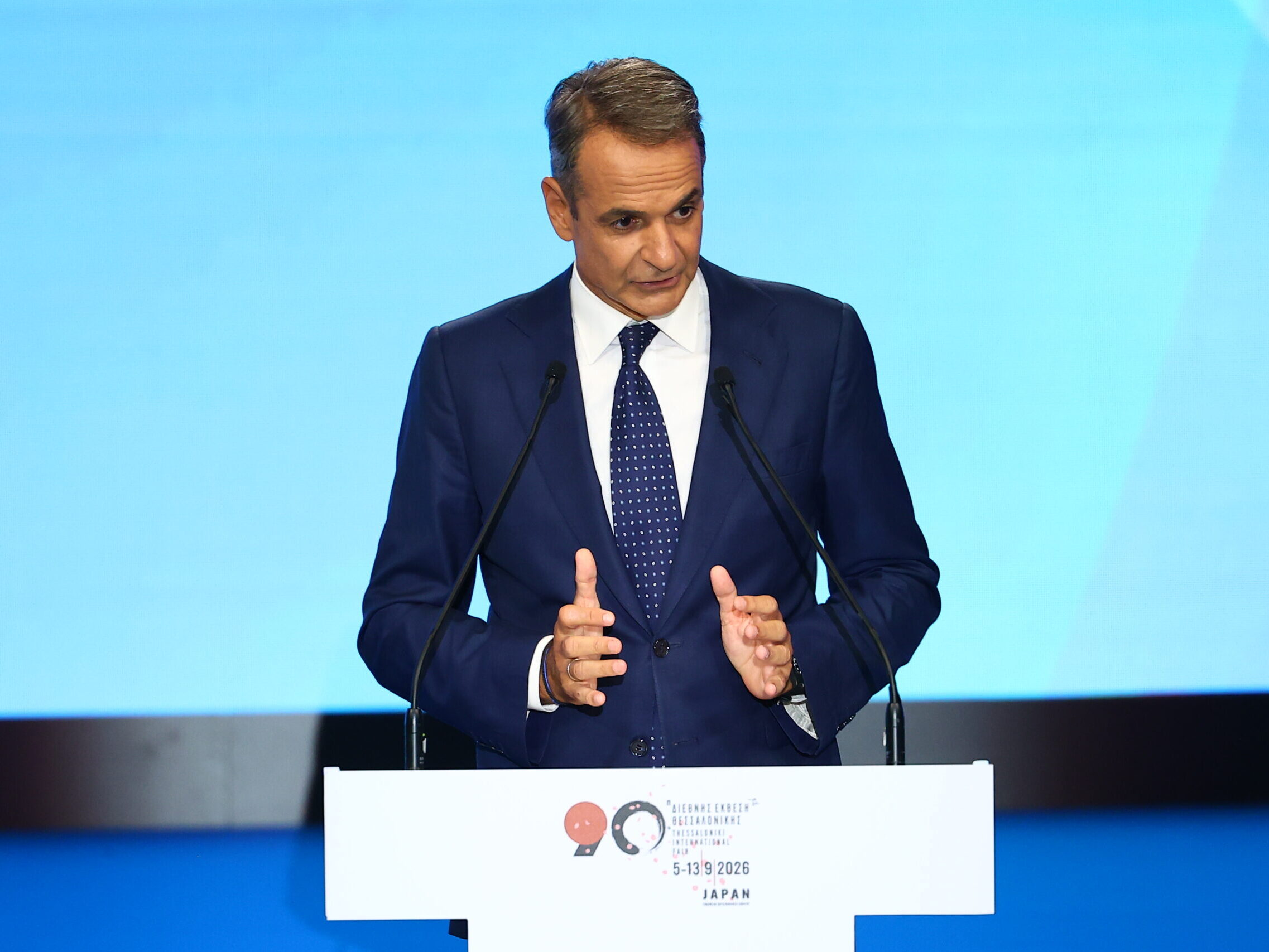 Ο Κυριάκος Μητσοτάκης μιλάει για κοινωνική ανταπόδοση και ανακοινώσεις στην ΔΕΘ.