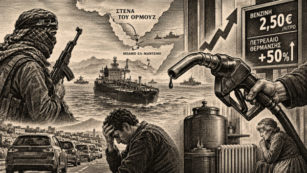 Στενά του Ορμούζ, αύξηση τιμών βενζίνης και πετρελαίου θέρμανσης, και ο φόβος του «εμφράγματος» στα καύσιμα.